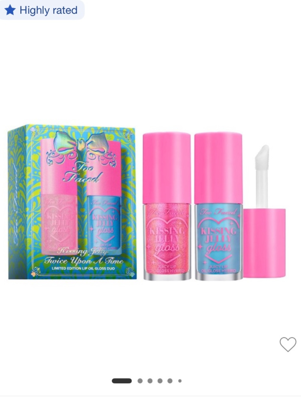 Too faced kissing jelly lip combo